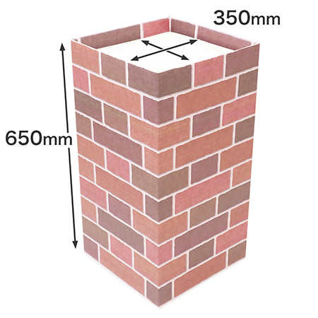 ダンボール什器(レンガ)-2