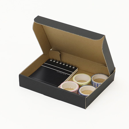 【A6/厚さ3cm/黒ダンボール】ゆうパケット・クリックポスト対応-3