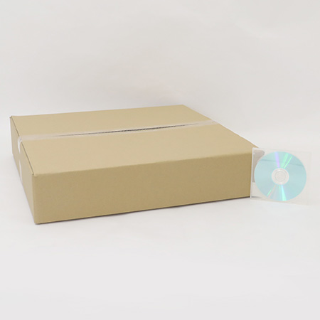 【宅配120サイズ】正方形ダンボール箱 深さ100mm-6