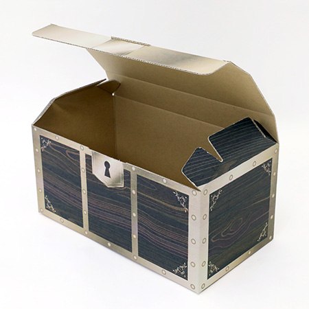 【宅配60サイズ】宝箱ダンボール(フルカラー)-4