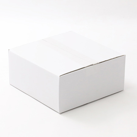 【宅配60サイズ】正方形ダンボール箱 深さ100mm (白)-5