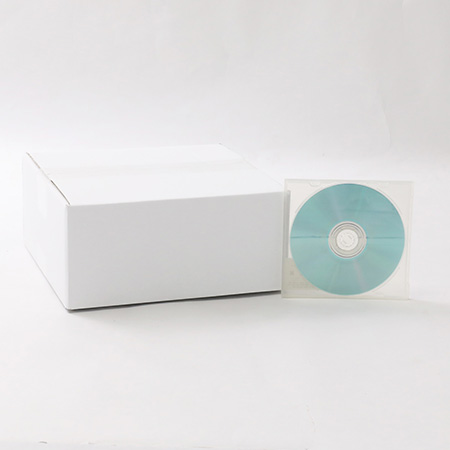 【宅配60サイズ】正方形ダンボール箱 深さ100mm (白)-6