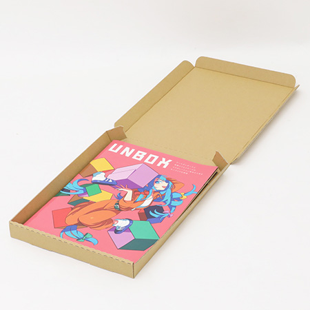 【A4/厚さ3cm/両面茶】タテ開きタイプ ゆうパケット対応-3