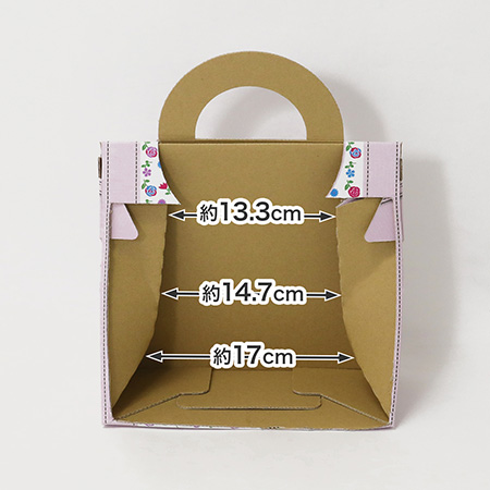 エルッチ バック ボックス(花柄・ピンク)-3