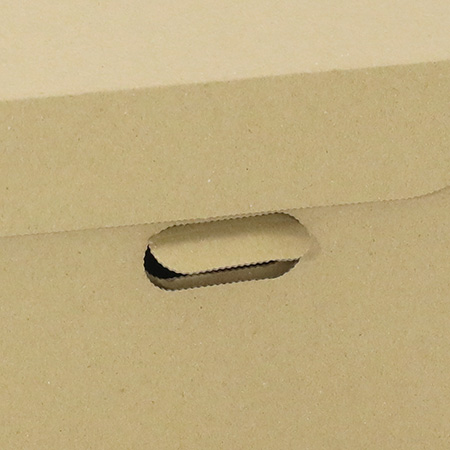 【B6サイズ対応】収納ボックス (茶)-6