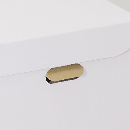 【A5サイズ対応】収納ボックス (白)-5