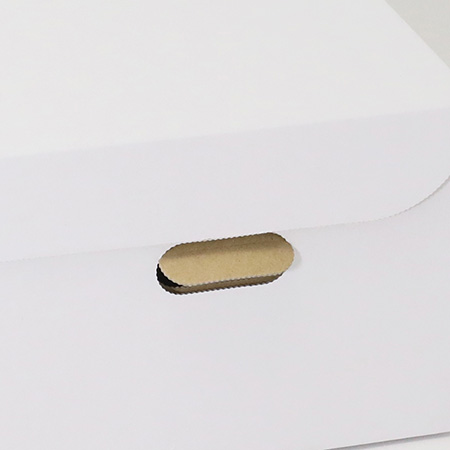 【B6サイズ対応】収納ボックス (白)-5