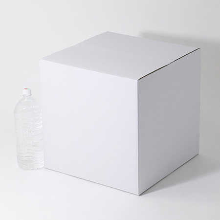 【宅配140サイズ】軽量物用 立方体ダンボール箱 (白)-3