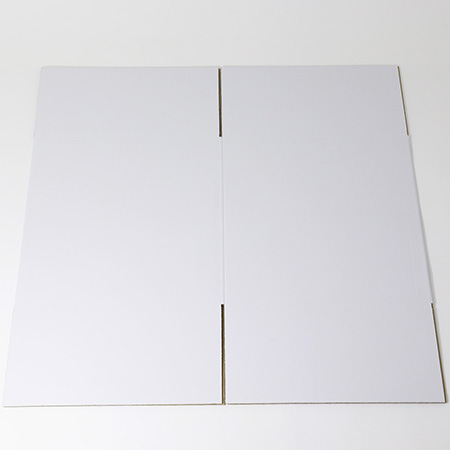 【宅配140サイズ】軽量物用 立方体ダンボール箱 (白)-5