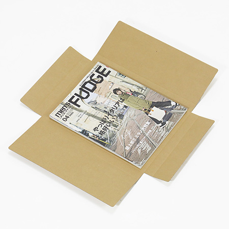 【クリックポスト最大サイズ/表面白】発送用ダンボール 厚さ3cm-3