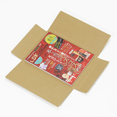 【クリックポスト最大サイズ/表面白】発送用ダンボール 厚さ3cm-4