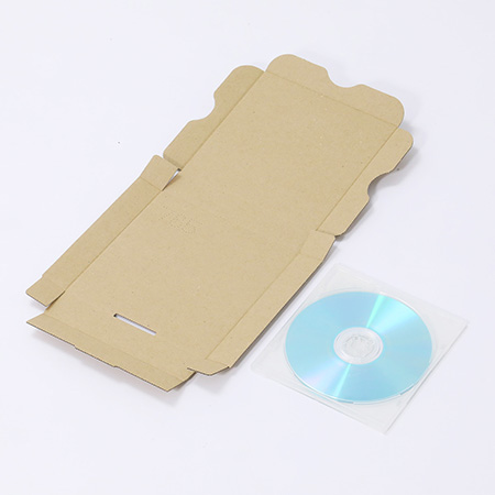 【小型/厚さ3cm/両面茶】定形外郵便対応 正方形ダンボール箱-3