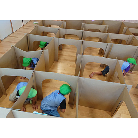 かんたん子ども迷路10列×10列(100マス)-8