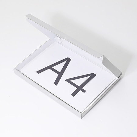 【A4/厚さ3cm/グレー×白】ゆうパケット・クリックポスト対応-2