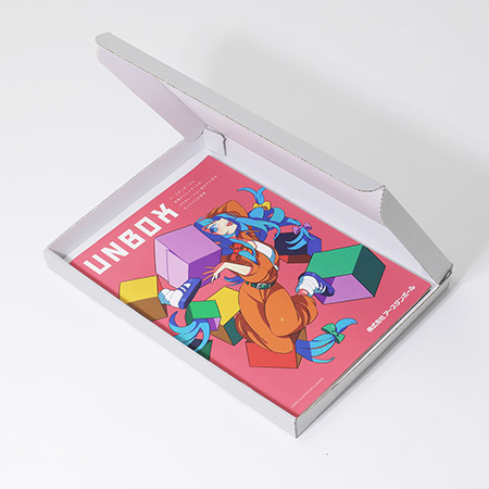 【A4/厚さ3cm/グレー×白】ゆうパケット・クリックポスト対応-3