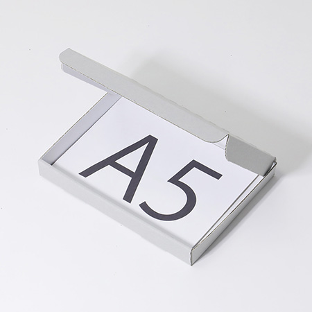 【A5/厚さ3cm/グレー×白】ゆうパケット・クリックポスト対応-2