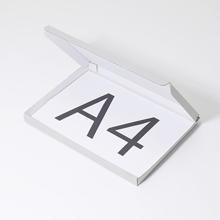 【A4/厚さ2.5cm/グレー×白】ネコポス・ゆうパケット対応-2