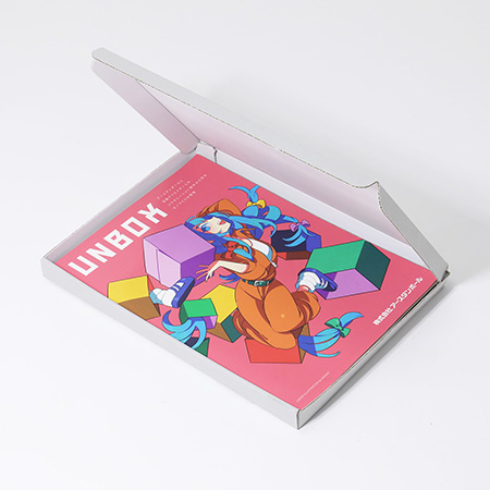 【A4/厚さ2.5cm/グレー×白】ネコポス・ゆうパケット対応-3