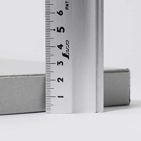 【A4/厚さ2.5cm/グレー×白】ネコポス・ゆうパケット対応-6