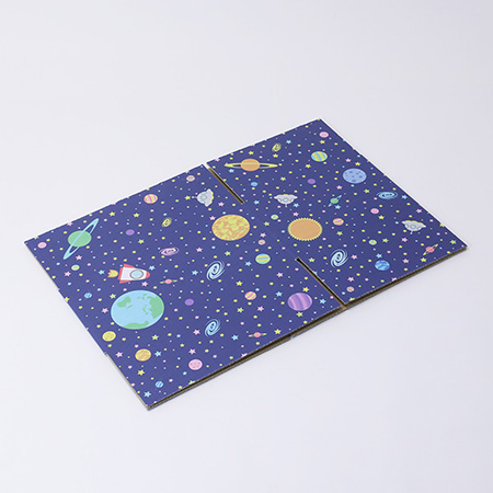 【宅配80サイズ】デザインダンボール箱 わくわく宇宙空間-5