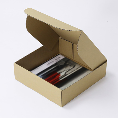 宅配80サイズ】LPレコードやA4用紙が収まる深さ10cmの発送・梱包用 