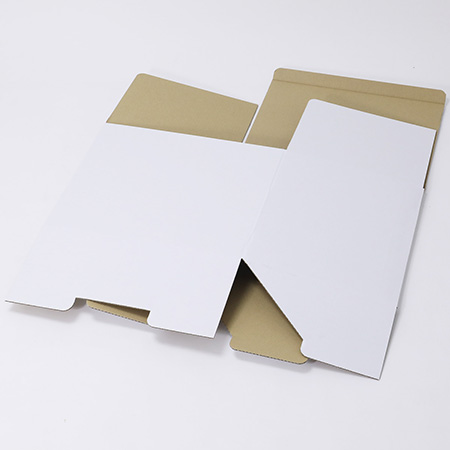 【B4サイズ対応】ギフト用ダンボール箱 380×280×300(白)-4