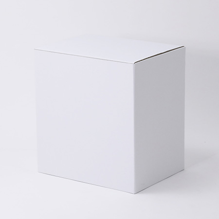 【B4サイズ対応】ギフト用ダンボール箱 380×280×400(白)-2