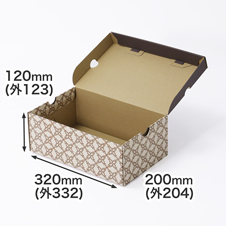 【フルカラー】シューズボックス(アンティーク柄)-9