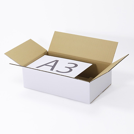 【宅配120サイズ】発送用ダンボール箱(白) 3辺合計108cm-2