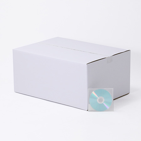 【宅配120サイズ】B3対応ダンボール箱(白) 3辺合計120cm-3