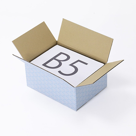 【宅配60サイズ】デザインダンボール箱(和柄・青海波)-2