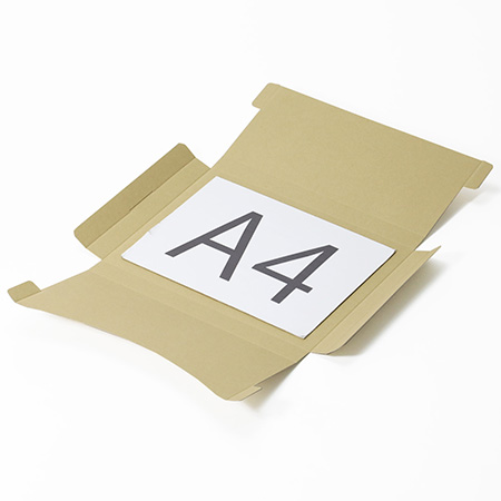 【A4/厚さ3cm/両面茶】定番ダンボール箱(クリックポスト最大)-2