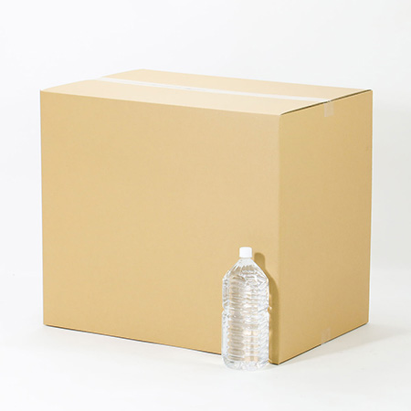 【宅配200サイズ】衣類・軽量物用ダンボール箱(茶) 3辺合計186cm-3