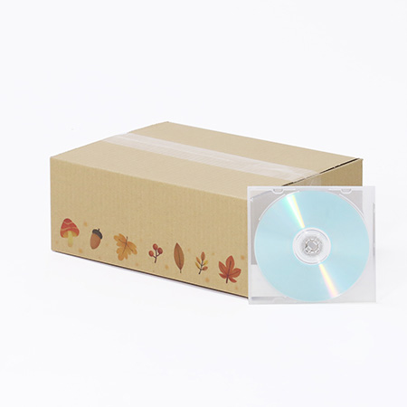 【宅配60サイズ】デザインダンボール箱・茶(秋ごよみ)-3