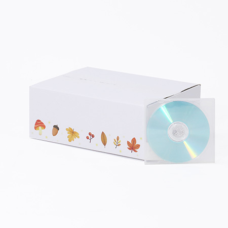 【宅配60サイズ】デザインダンボール箱・白(秋ごよみ)-3