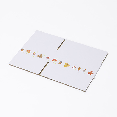 【宅配60サイズ】デザインダンボール箱・白(秋ごよみ)-5