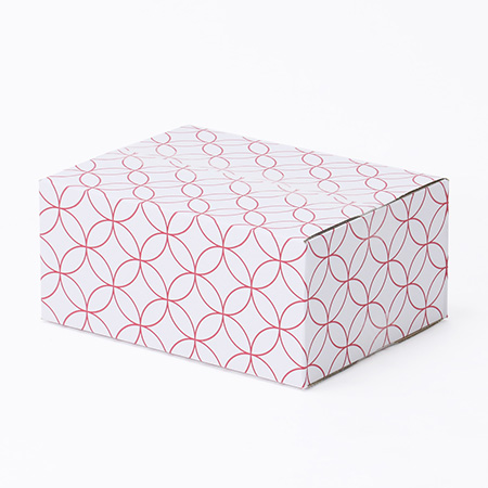 【宅配60サイズ】デザインダンボール箱(和柄・七宝)-4