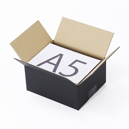 【宅配50サイズ】黒ダンボール箱 A5対応-2