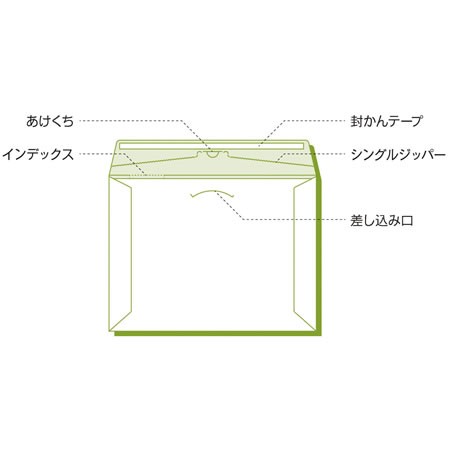 飛脚メール便対応厚紙封筒【A4】-4