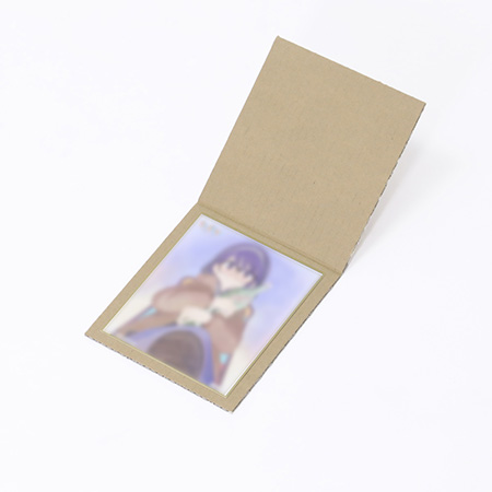 【ミニ色紙サイズ】ペッタンコダンボール -2