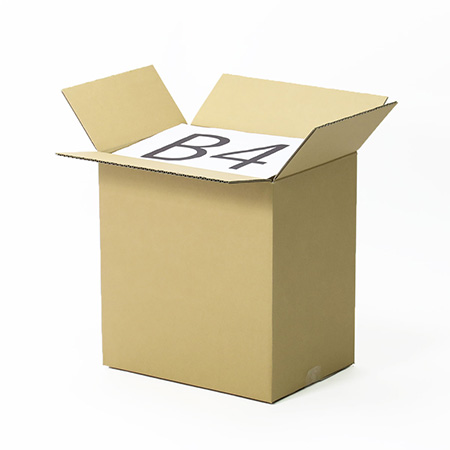 【宅配120サイズ】B4用紙対応ダンボール箱 深さ400mm-2