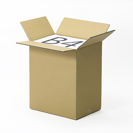 【宅配120サイズ】B4用紙対応ダンボール箱 深さ450mm-2