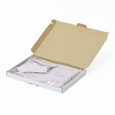 【ネコポス3cm・ゆうパケット】ギフト用ダンボール箱(白)-3