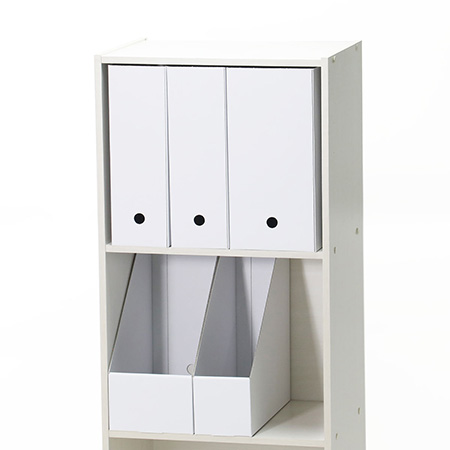 ダンボール製で環境にやさしいファイルスタンド 10cm幅-4