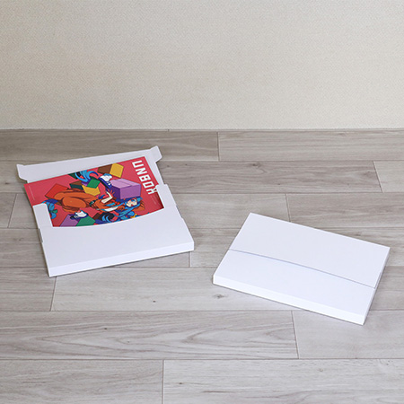 【A4/厚さ2.5cm/両面白】定番ダンボール箱(ネコポス対応)-7