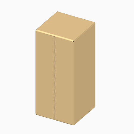 切花縦箱標準容器サイズ(小)ダンボール-2