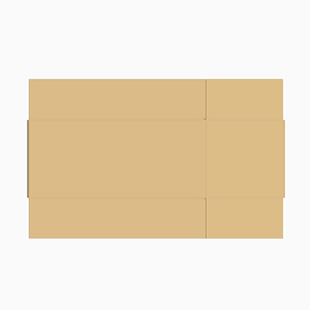 切花縦箱標準容器サイズ(小)ダンボール-3