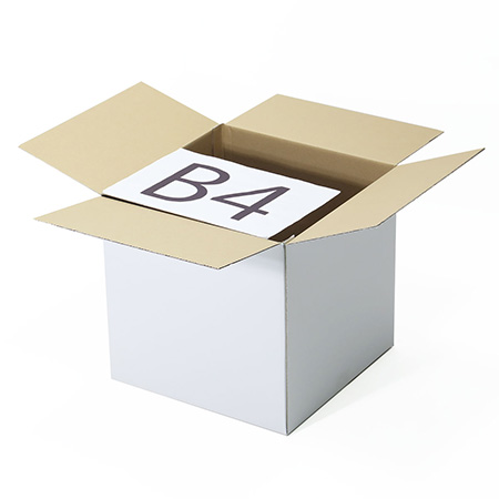 【宅配120サイズ】立方体ダンボール箱(白)-2