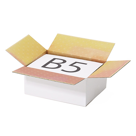 【宅配60サイズ/表白】内側デザイン箱 花かすみ・橙-2