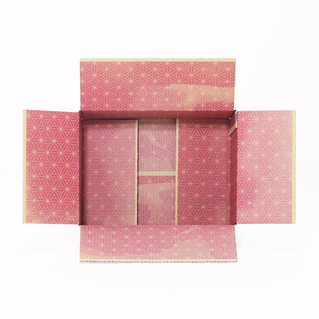 【宅配60サイズ/表白】内側デザイン箱 花かすみ・薄紅-6